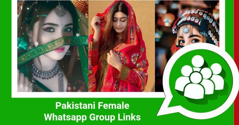 Pakistani Female WhatsApp Group Links